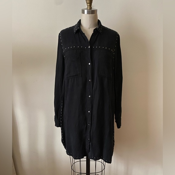 Like New Rails Bowie studded shirt dress XS - Picture 2 of 9